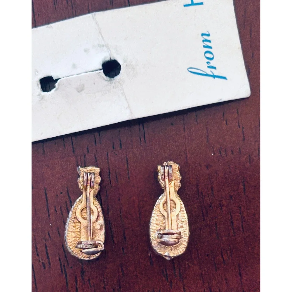Vintage Hawaii Souvenir Pineapple Scatter Pins Gold Tone Small Tropical Tiki‎